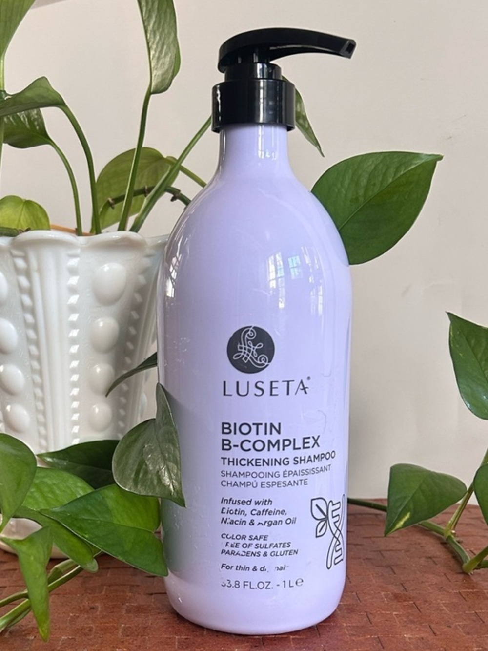 Luseta Biotin B Complex Shampoo 33.8oz Thickening Hair Growth Volume Care